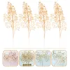 Decoratieve bloemen 4 pc's faux bloemen arrangementen bruidsboeket charmet charmes nep huisdecors plastic valentijnsdag