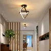 Luzes de teto Lâmpadas criativas de lâmpada criativa do quarto da sala do quarto varanda led decorativa iluminação interna simples interna