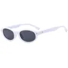 Sunglasses Fashion Oval Women 2024 Mi Nail Design Stylish Candy Color Brand Outdoor Eyewear Trendy UV400 Protection Shades