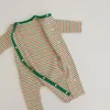 Baby Boys Girls Christmas Cosplay Rompers Verts NOUVELONS VERT ROUGE avec Body pour enfants à sauts pour les bébés pour les bébés