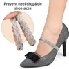 Hangers Weaving High Heel Shoelaces To Prevent Them From Falling Off Without The Need For Installing Buckles Secure