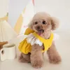 Vestido de roupas de cachorro, vestido de inverno, cachorrinho de saia pequena fantasia