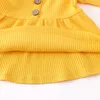 3 pezzi autunnali set di vestiti per bambina set da bambino a maniche lunghe pantaloni a stampa floreale abbigliamento abbigliamento solido 0 324m 240325