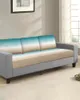 Stol täcker Teal Green Khaki Gradient Sofa Seat Cushion Cover Furnation Protector Stretch Washable Löstabel elastiska slipcovers