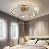 Plafonniers Crystal moderne pour le salon chambre à coucher décoration de cuisine LED lustres de luxe à la maison