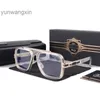 Lunettes de soleil Designer 2024 hommes Vintage Pilot Square Womens Sun Glasses Fashion Shades Luxury Golden Frame Frame Lovis Uv400 Gradient LXN Men