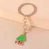 Keychains Christmas Snowman Tree Keychain Cute Accessoires