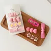 Haaraccessoires 4 stks Set roze rode boog bloemen Hart Liefdesclips voor meisjeskinderen schattig kawaii sprookje prinses haarspeld mode