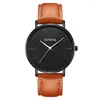 Wristwatches Men Watches Top Quartz Geneva Watch Military Sport Leather Clock Hodinky Relojes Hombre Relogio Masculino Saat