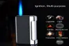 Cigarette Torch Lighter Press Ignition Jet Lighter Blue Flame Refillable Butane Gas Windproof Cigar Lighters13538911817767