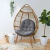 Pillow Sorra Home Egg Chaise - 44 en x 27 4 Charcoal