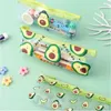 1 szt. Ołówek Awokado Szkoły Pudełko Pencil Pencilcase Pencil Bag School Supplies Pactionery