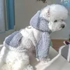 Vêtements pour chiens en extérieur en bois chaud sweat-shirts brossés sweats de laine de lambage à froid pull pour les petits chiens chiots
