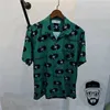 Casual shirts voor heren wacko maria 24ss vinyl record nomura training stad Hawaii shirt met korte mouwen shirt tops