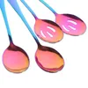 Spoon 4pcs in acciaio inossidabile cucchiaio foote