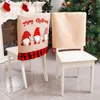 Pokrady krzeseł 20.47x18.5 cala świąteczne jadalnia sliporcery atrakcyjny design festiwal gnome home el dekoracja okładka