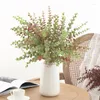 Decoratieve bloemen simulatie bloem plastic eucalyptus tak bladeren groen planten restaurant decor kunstmatige planten studie decoratie