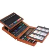 Sets Acrylic Painting Pencil Oil Pastel Kids Drawing Art Sets in Wooden Box