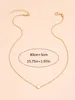 Chains Cute Tiny Love Letter Necklace Women Fashion Choker Gold Color Zinc Alloy Party Wedding Collares Jewelry Gifts