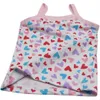 Meninas finas algodão floral singleto respirável tanque de roupas de roupa de idade, qualidade de camiseta macia tampa de tanques para menina tamanho 3-10t 240329