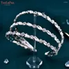 Clips de cheveux Youlapan Bridal Righestone Band Sparkling Wedding Crystal Accessories Elegant Woman Headwear Bridesmaid Gifts HP597