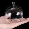 Candle Holders 10Pcs Hanging Glass Terrarium Tea Light Globe Container Centerpiece Orbs Air For Garden Indoor