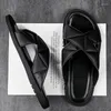 Slippers Heren Casual Summer Shoes Beach Trend MicroFiber Soft Wear Resistant Outdoor Non-Slip Dikke Bottom Luxe 2024