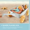 Outdoor Sand Beach Toy Sand Toy Kids Trolley Sand Tool Pool Construction Toy for Beach 240321