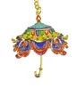 Ganchos feng shui bejeweled guarda -chuva de amuleto