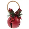 Figurines décoratives 1pc Jingle Jingle Bell Chistmas Tree Tree Porte d'ornement Hangle de fête