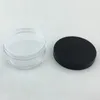 Lagringsflaskor 4 st tomt pulverfodral puffhållare makeup container plastbehållare bärbar blusher