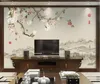 壁紙CJSIR 3D POの壁紙蘭の壁画寝室リビングルームソファテレビ背景壁の花Behang Papel de Pared