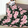 Dekens bloemen zachte fleece gooi deken warm en gezellig voor alle seizoenen comfortabele microvezel bank bank 40 "x30"