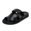 Pantofole designer sandals slanders Flip Flops sandale per la spiaggia in pelle di pelle in pelle naturale pelle di capra in pelle scamosciata in nero marrone per donne uomini con sacchetto a prova di polvere