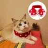 Akcesoria odzieżowe dla koty Pet Cats Psy Króliki Królity kołnierzy świąteczne ozdoby kaliva ręczniki urocze muszki