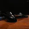 Slippers El Beach Cuir For Men Chaussures d'été de haute qualité Big Taille 46 Light Flip-Flip-flops Sandales extérieures