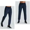 2024 Jogger Long Pants Designer Mens Sport Yoga Outfit Outdoor City Sweat Yogo Gym Pockets LL Sweatpants Trousers Mens Casual Elastic Waist Fiess LU