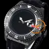 43mm Sea Bewohner Ghost Carbon A3235 Automatische Herren Watch Diwf V3 Schwarzweißes Zifferblatt Nylon -Gurt Super Edition gleiche Serienkarte Reinigungszeit Reloj Hombre Montre Hommes Ptrx