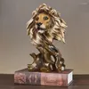 Figurines décoratives Vilead Animal Sculpture Lion Eagle Tiger Wolf Horse Statues Bureau Home Salle Shelf-Rack Decoration Accessoires