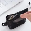 Opbergtassen Mini Clear Coin Portable Nylon Mesh Sieraden Keychain Zipper Money ID Organisatorhouder Oortelefoon