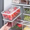 Förvaringsflaskor förtjockad dumpling fruktbröd timer behållare kylskåpslåda lock lufttätt luftventil donut kakor fodral