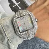Ontwerper Kajias Nieuwe volledige diamanten stalen band dameskwarts horloge yc079