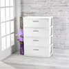 Sterilite Storage Box Organizer 4 Drawer Wide Weave Tower White Boxes Bins 240327