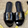 2024 luksusowe designerskie kapcie męskie sandały sandały buty platforma zewnętrzna buty dla kobiet luksusy buty buty letnie moda szeroka płaskie klapki rozmiar 35-42