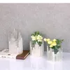 Wazony kryształowy szklany wazon ozdoba świecznika dekoracja domowego aranżacja kwiatowa hydroponika dekoracyjne rzemiosła