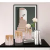 Wazony kryształowy szklany wazon ozdoba świecznika dekoracja domowego aranżacja kwiatowa hydroponika dekoracyjne rzemiosła