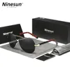 Óculos de sol Ninesun Men Men Pochromic Aluminium polarizou óculos de revestimento Lente Direcionando óculos para mulheres