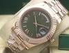 Presidente di un giorno di alta qualità di lusso 41MM 228239 MENS 18K GOSE GOSE GOLD MOVIMENTO AUTOMATICO ORGHIO GREEN DEL MEN039S Casual 6792502