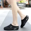 Slippers Vintage Anti-slip Casual vrouwen Wedge Ademende diabetische zomersandalen vrouwelijk platform retro schoenen