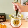 Kitchen Storage Iron Retro Chopsticks Holde Vintage 4 Compartment Separated Chopstick Bucket Drying Metal Cutlery Organizer Countertop